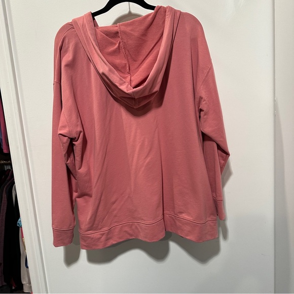 Michael Kors Women’s Dusty Pink thin hooded sweatshirt - Size 2X - - Picture 9 of 9